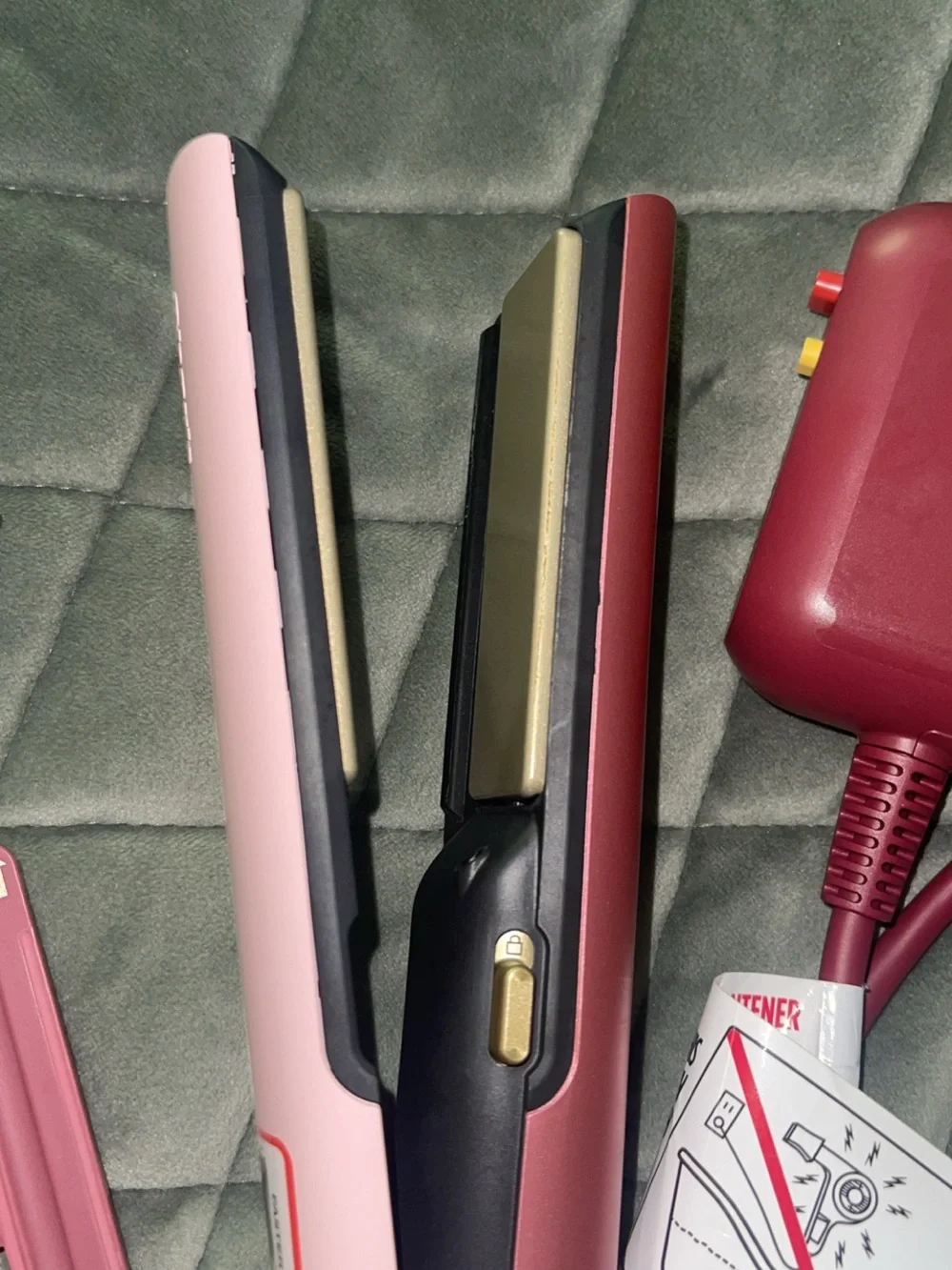 Shark SilkiPro Hair Straightener and Dryer in Rose Petal